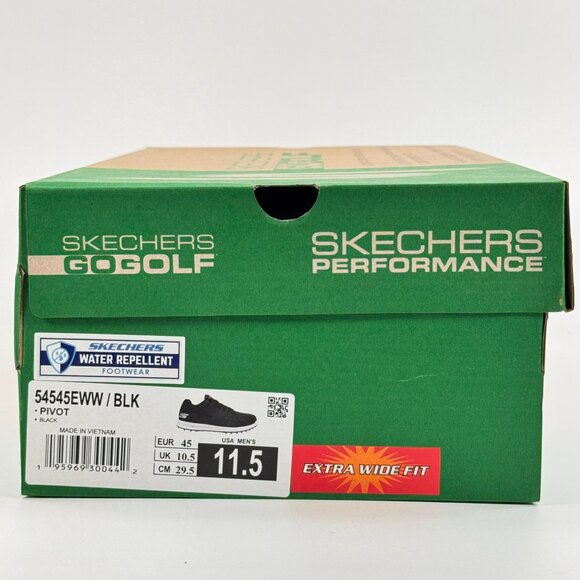 Skechers GO GOLF Pivot \'Black White\' 54545EWW-BLK Multi Size